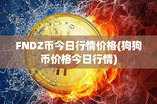 FNDZ币今日行情价格(狗狗币价格今日行情)第1张-币动态