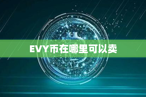 EVY币在哪里可以卖