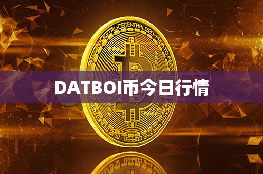 DATBOI币今日行情第1张-币动态