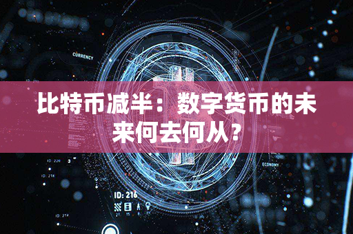 比特币减半：数字货币的未来何去何从？